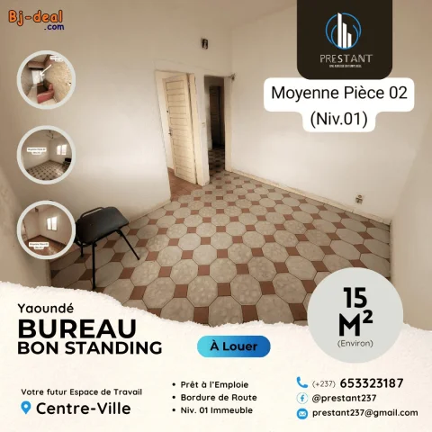 Image principale — Jolie Bureau 3Pièces Bon Standing à louer à 05 minutes du Centre-Ville