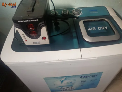 Main image — Lave-linge 8kg + Régulateur Offert + LIVRAISON GRATUITE