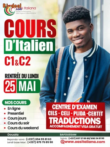Image principale — C1 C2 COURS ITALIEN À OASI ITALIANA