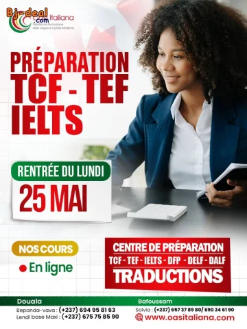 Image principale — Préparation TCF TEF IELTS TOEFL TOIEC CAMBRIDGE