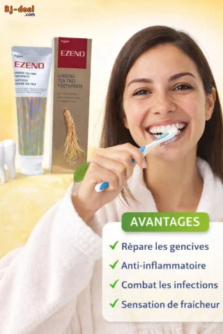 Image principale — DENTIFRICE EZENO AUX GINSENG ET A L ABRE A THÉ