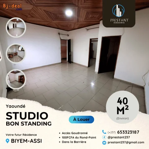 Image principale — Grand Studio Bon Standing à louer à Biyem-Assi