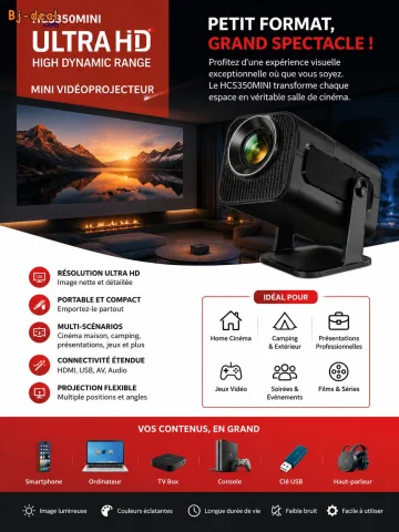 Image principale — Projecteur + game