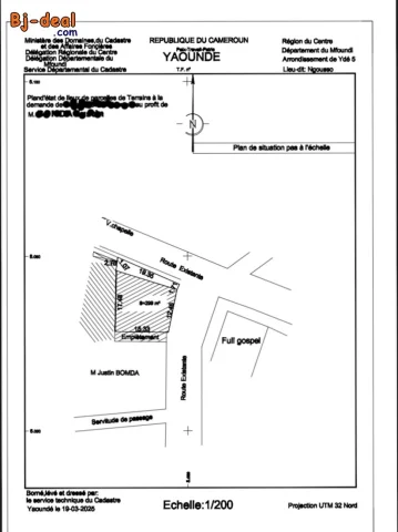 Main image — Terrain titré carrefour ngousso 299m2