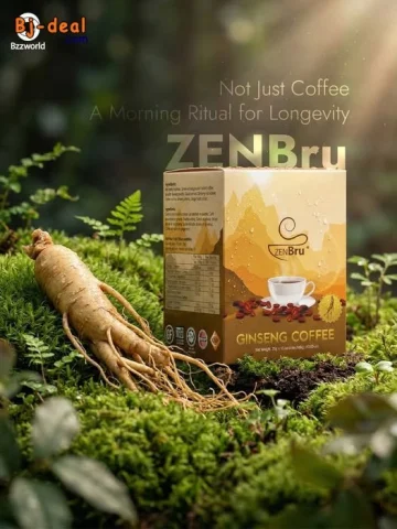 Image principale — ZenBru Ginseng Coffee le café aux multiples vertus