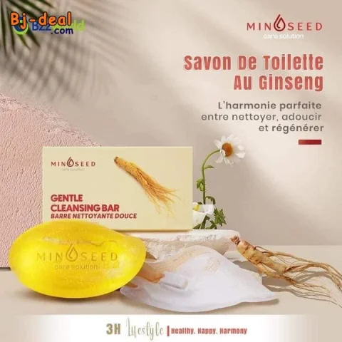 Image principale — Le savon MINOSEED pour une peau douce hydratée et éclatante